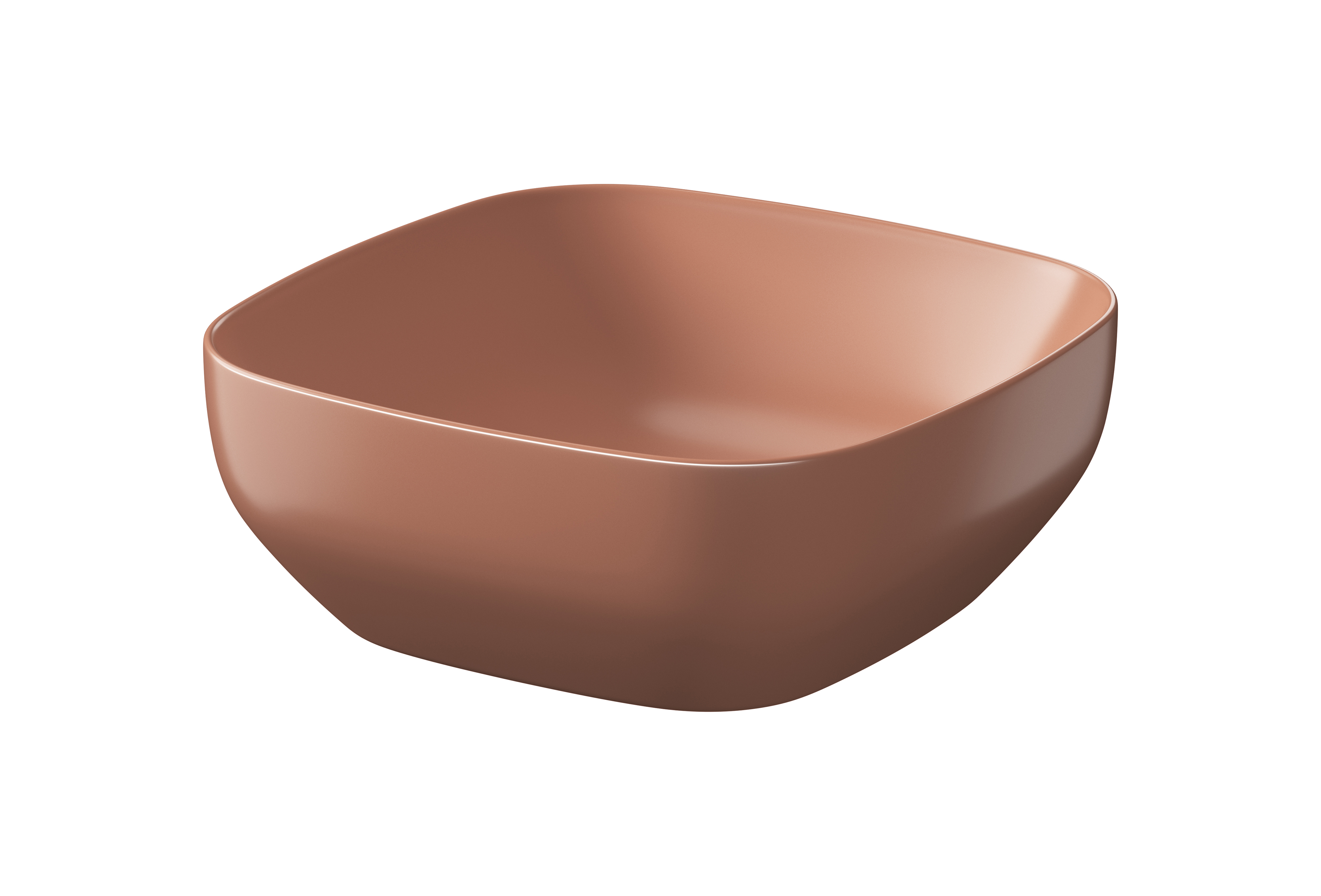 Cersanit Larga lavabo 38x38 cm quadrata da appoggio K677-060