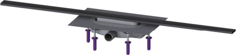 Kessel Linearis Infinity scarico per doccia 110 cm nero 45302.11