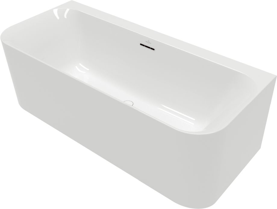 Villeroy & Boch Loop & Friends vasca da bagno a parete 180x80 cm rettangolare bianco UBA180LSF9CS00V-01