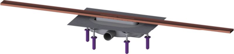 Kessel Linearis Infinity scarico per doccia 110 cm rame 45303.11