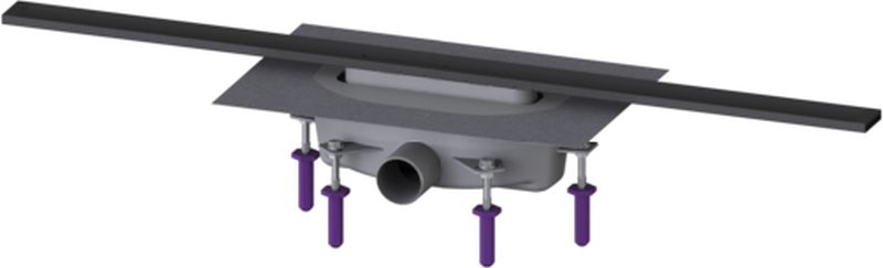 Kessel Linearis Infinity scarico per doccia 90 cm nero 45202.09