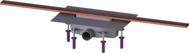 Kessel Linearis Infinity scarico per doccia 100 cm rame 45203.10
