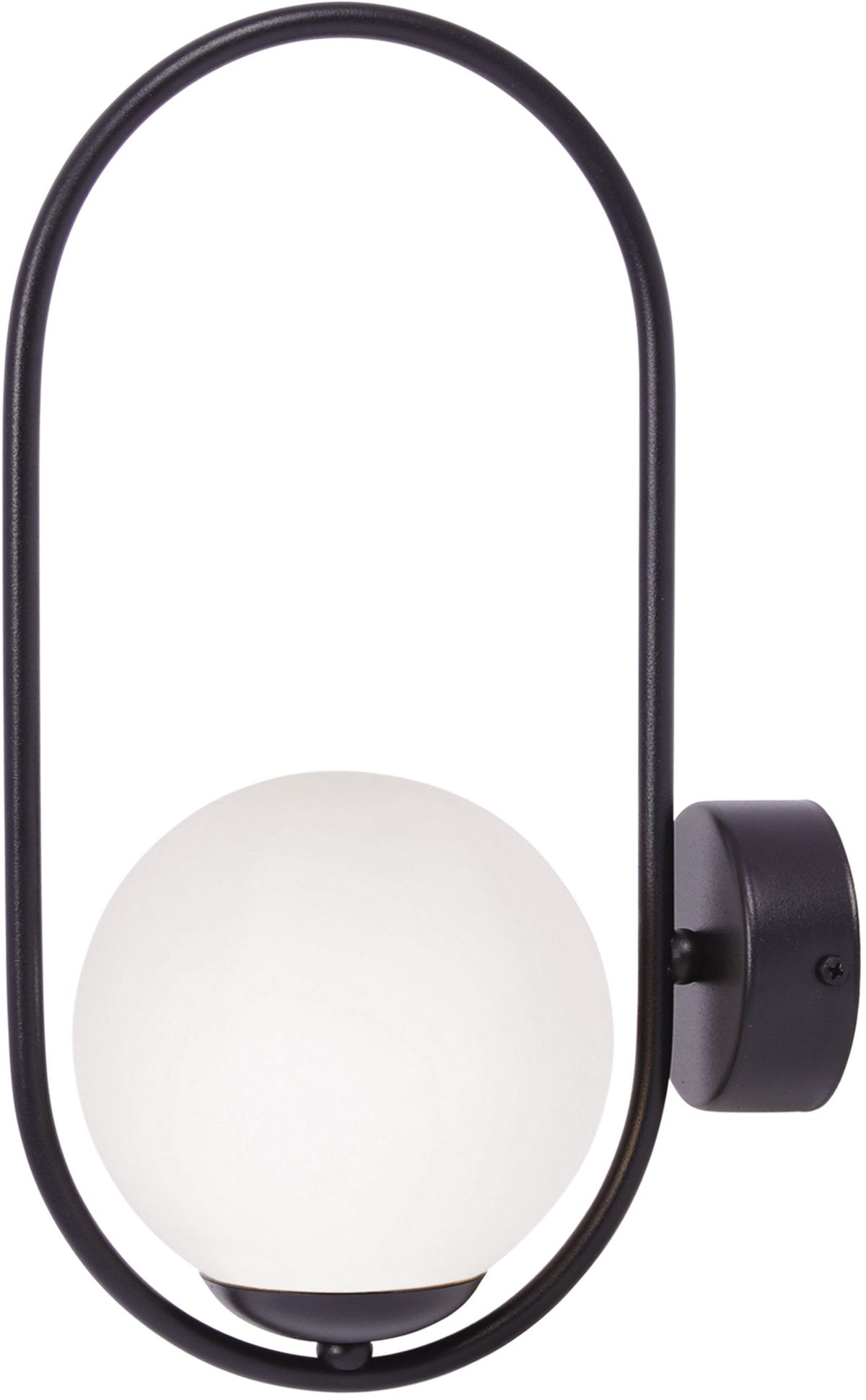 Kaja Parva lampada da parete 1x40 W bianco-nero K-5105