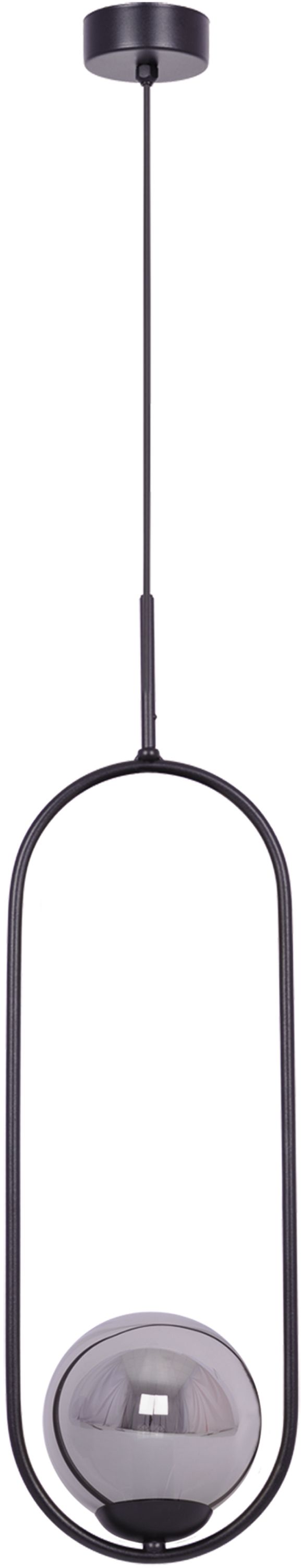 Kaja Davos lampada sospesa 1x40 W nero-grafite K-5110