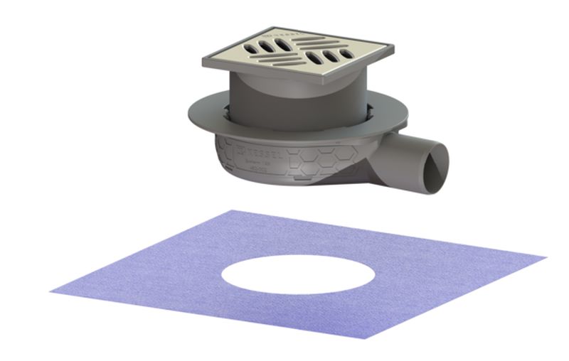 Kessel Ultraflat scarico a pavimento cm 44750.20
