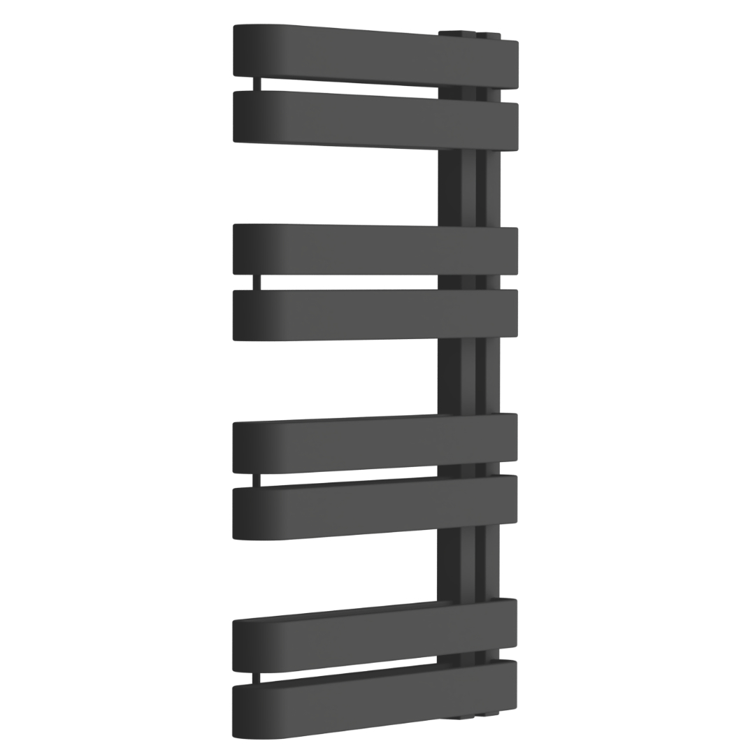 Excellent Meteor Side radiatore da bagno a scaletta 72x50 cm nero GREX.MES72.BL