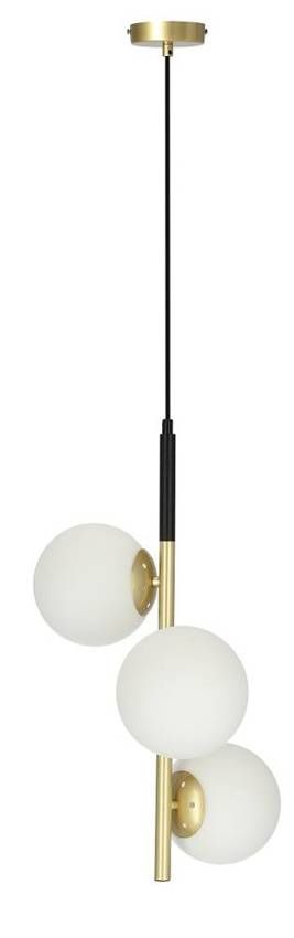 Candellux Duo lampada sospesa 3x15 W bianco-oro 33-01276