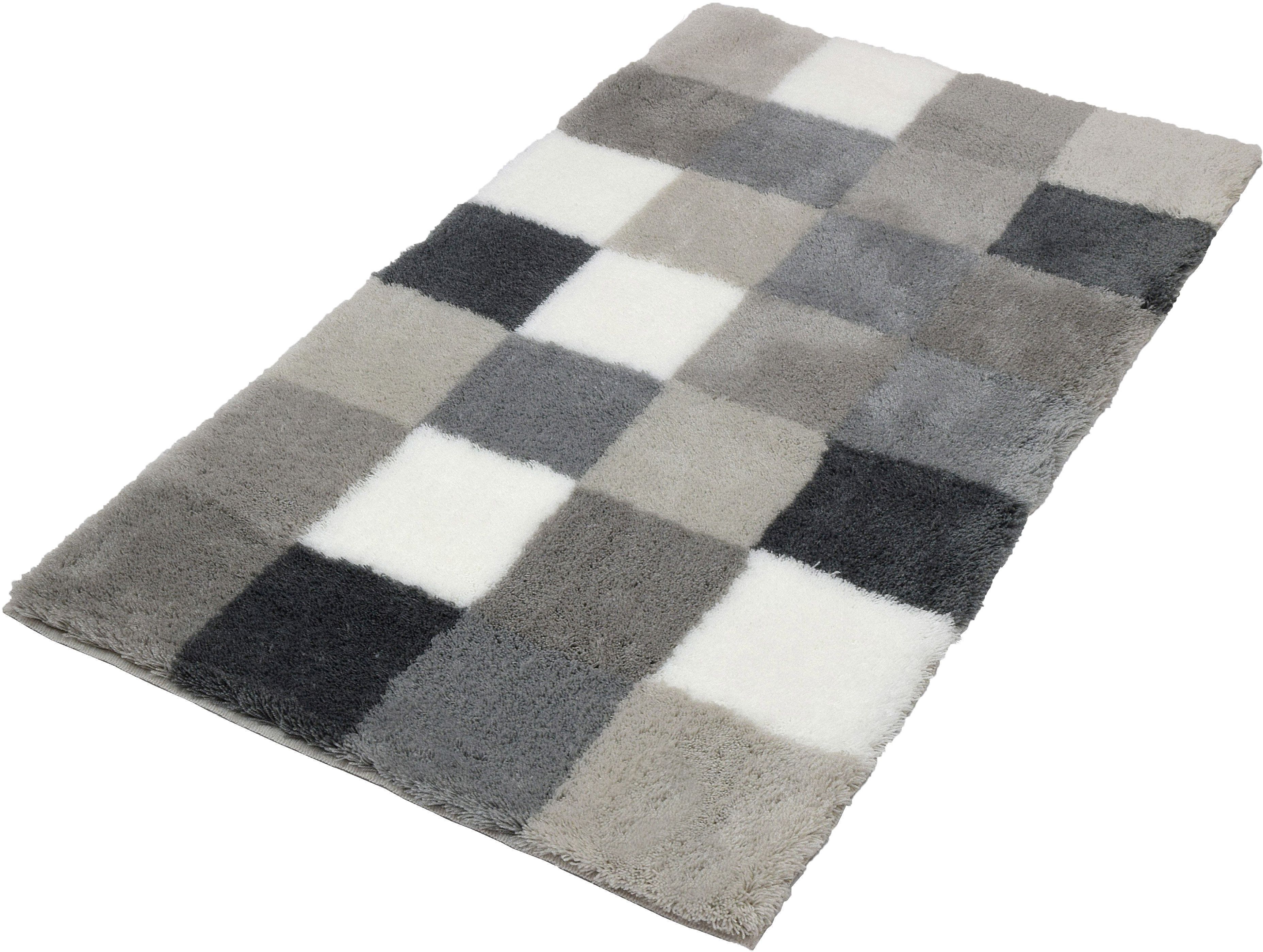 Kleine Wolke Caro tappetino da bagno 120x70 cm rettangolare grigio 5426179225