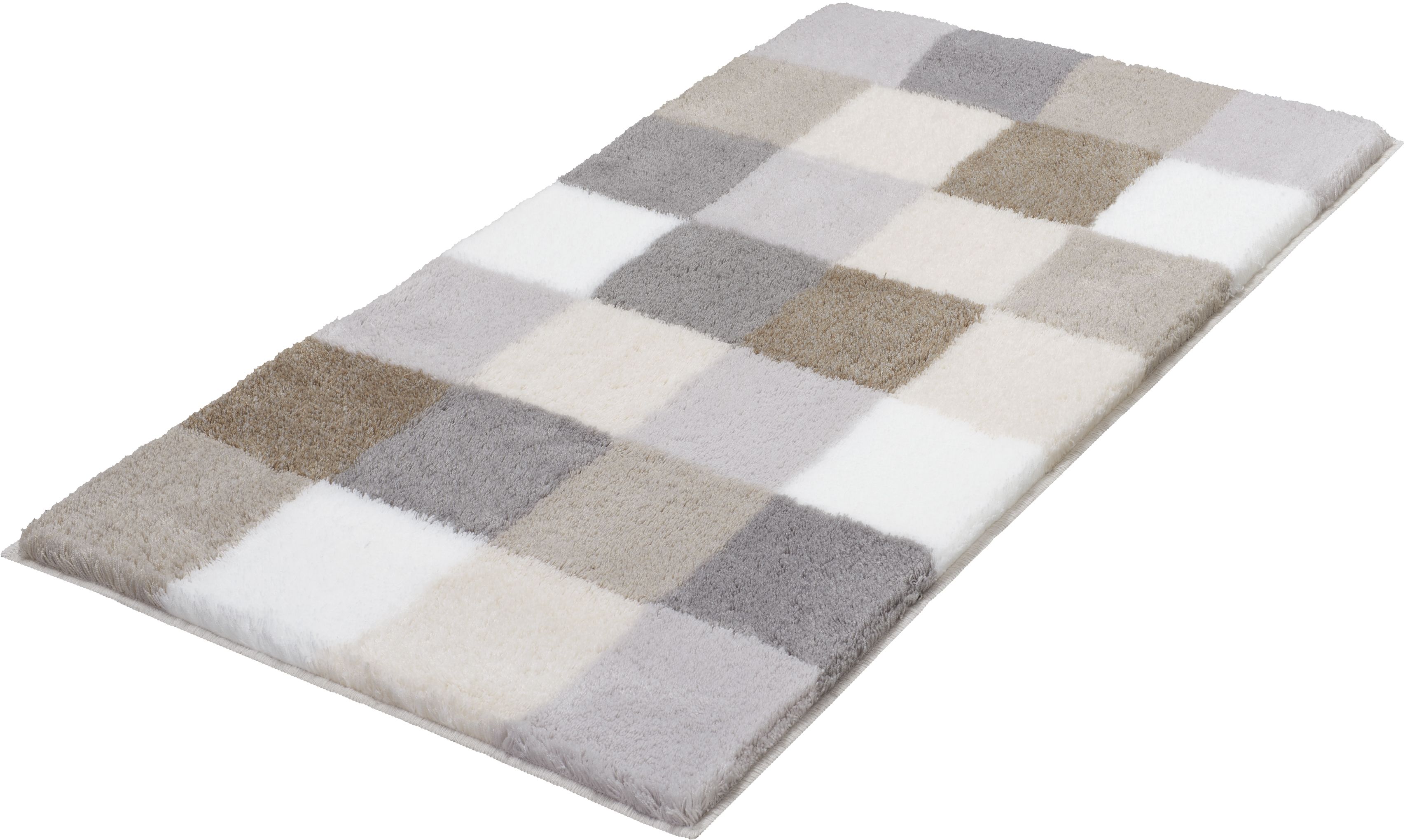 Kleine Wolke Caro tappetino da bagno 120x70 cm rettangolare grigio-beige 5426287225