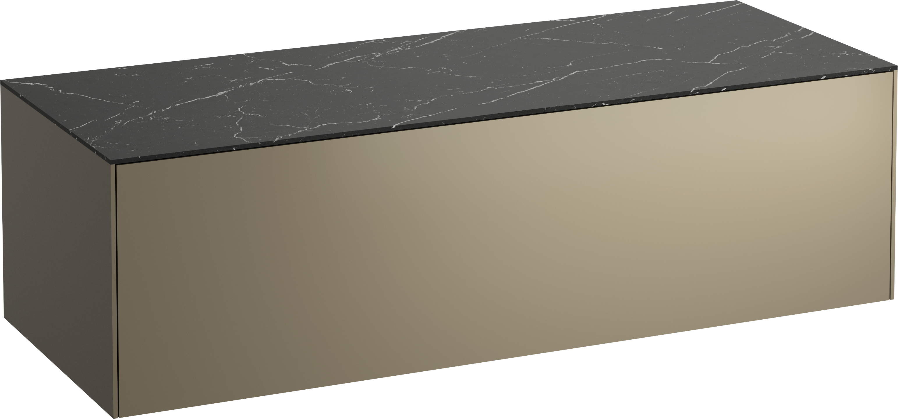 Laufen Sonar armadietto con piano 117.5x45.5x34 cm sottolavabo sospeso nero-grafite-grigio H4054200341421