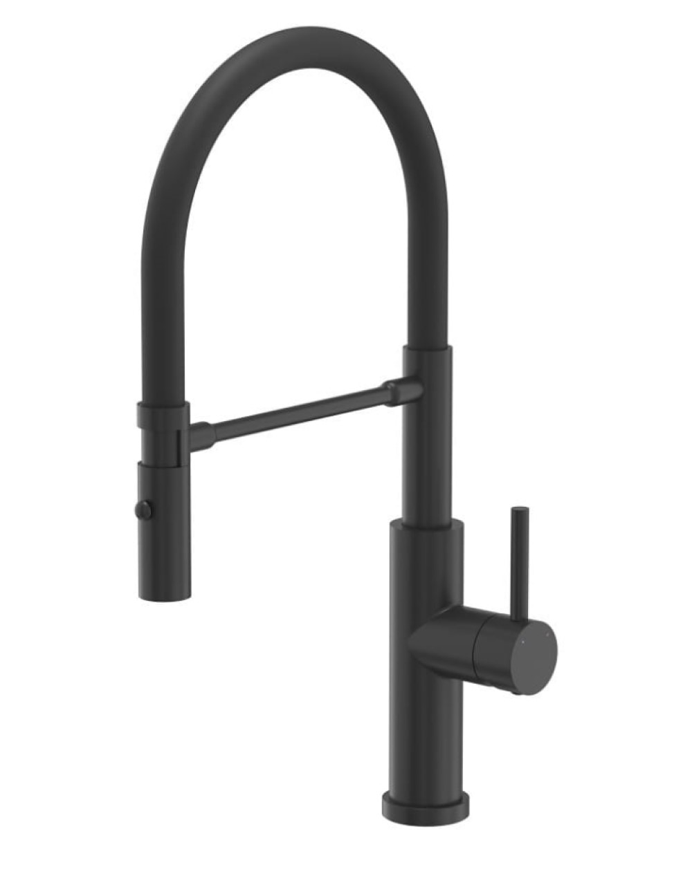Berg Black Rosa rubinetto da cucina verticale nero BMRB2PHQ
