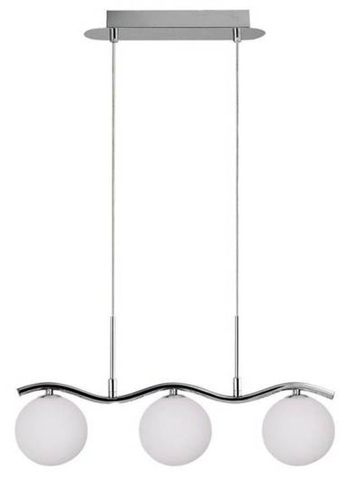 Candellux Ramon lampada sospesa 3x4 W bianco-cromo 33-01405