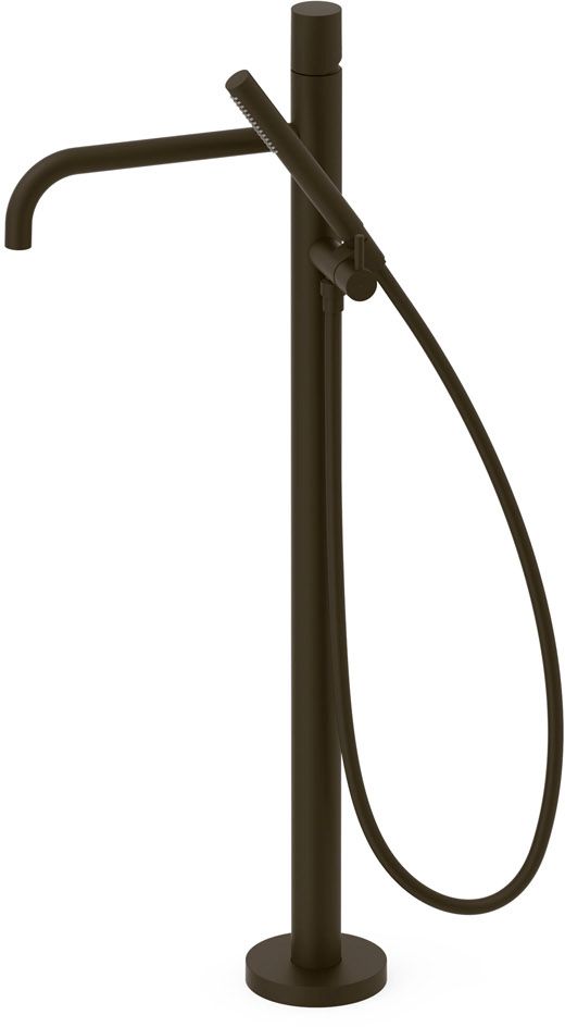 Tres Study Exclusive rubinetto per vasca e doccia a terra nero 26247006KMB