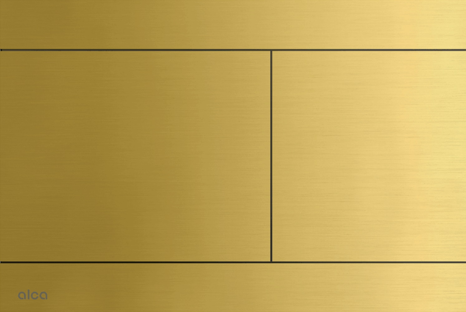 Alca Flat placca di comando per WC oro FUN-BRASS