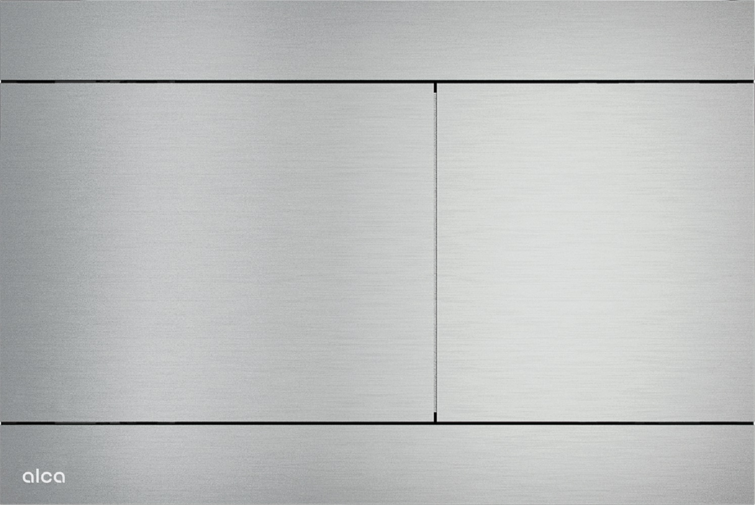 Alca Flat placca di comando per WC acciaio FUN-ALUNOX