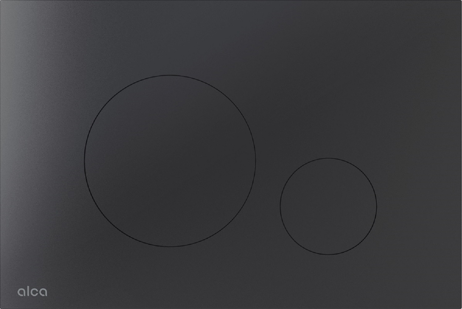 Alca Flat placca di comando per WC nero TURN-BLACK