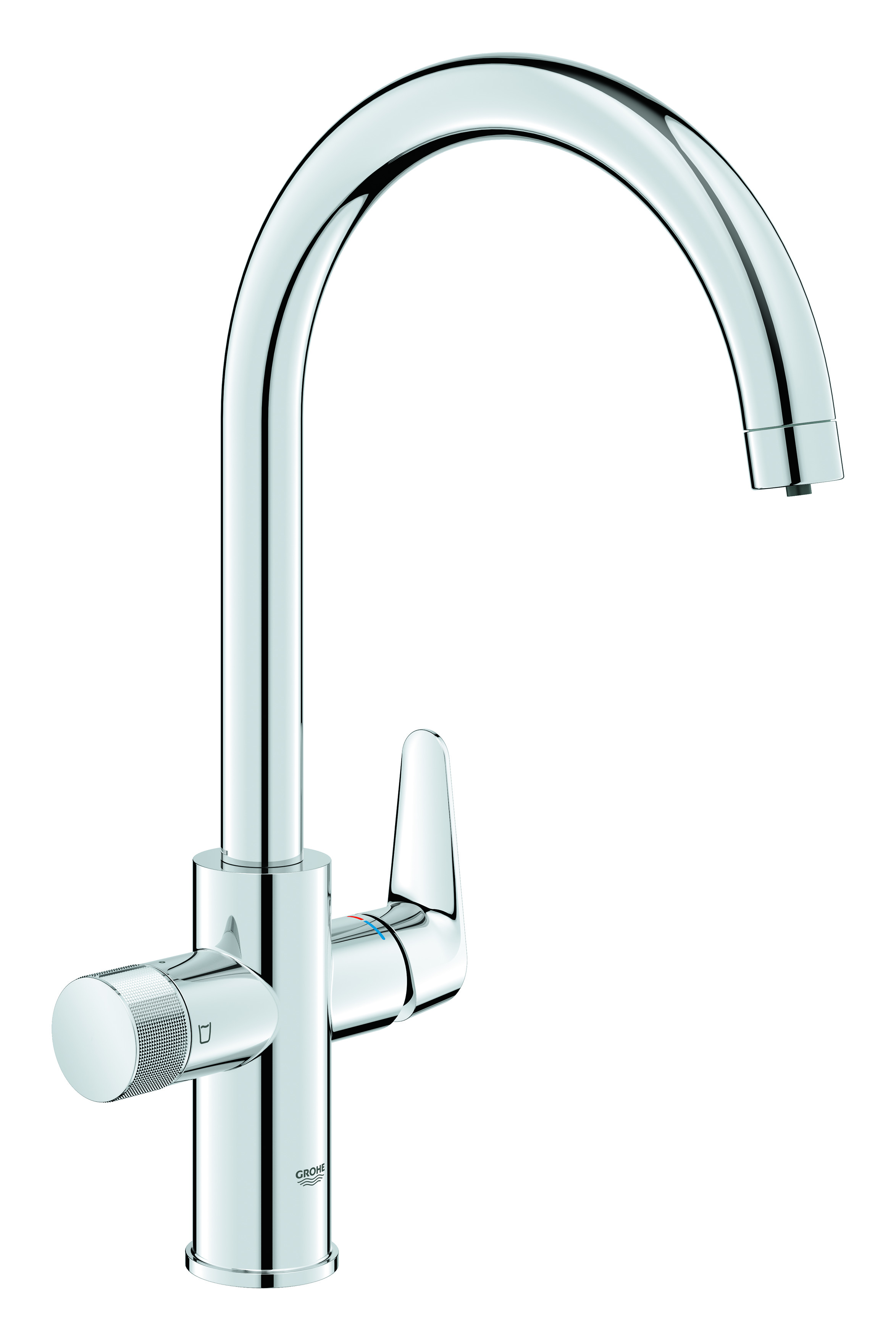 Grohe Blue rubinetto per filtro dell'acqua verticale StarLight Chrome 30592000