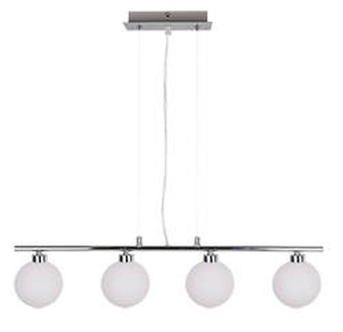 Candellux Raisa lampada sospesa 4x40 W bianco-cromo 34-01399