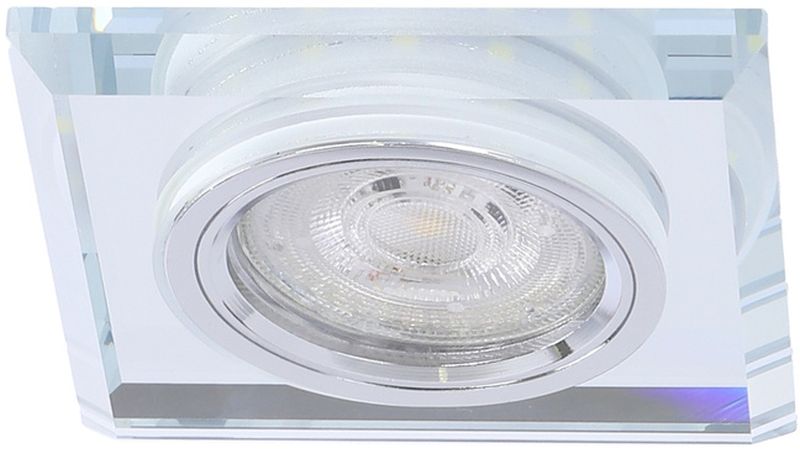 Candellux SS-22 lampada da incasso 2x50 W cromo-trasparente 2226934