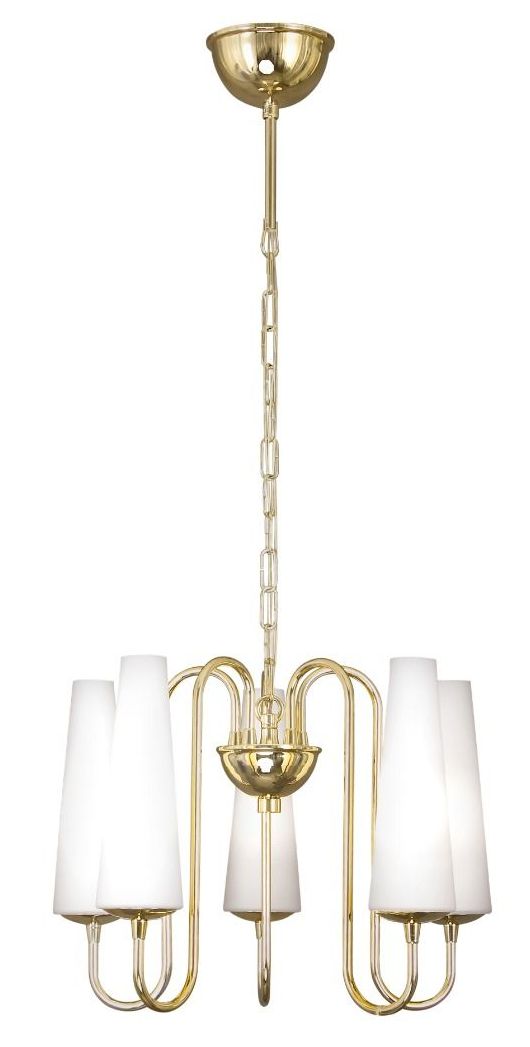 Zuma Line Magnum lampada sospesa 5x40 W bianco-oro 1127