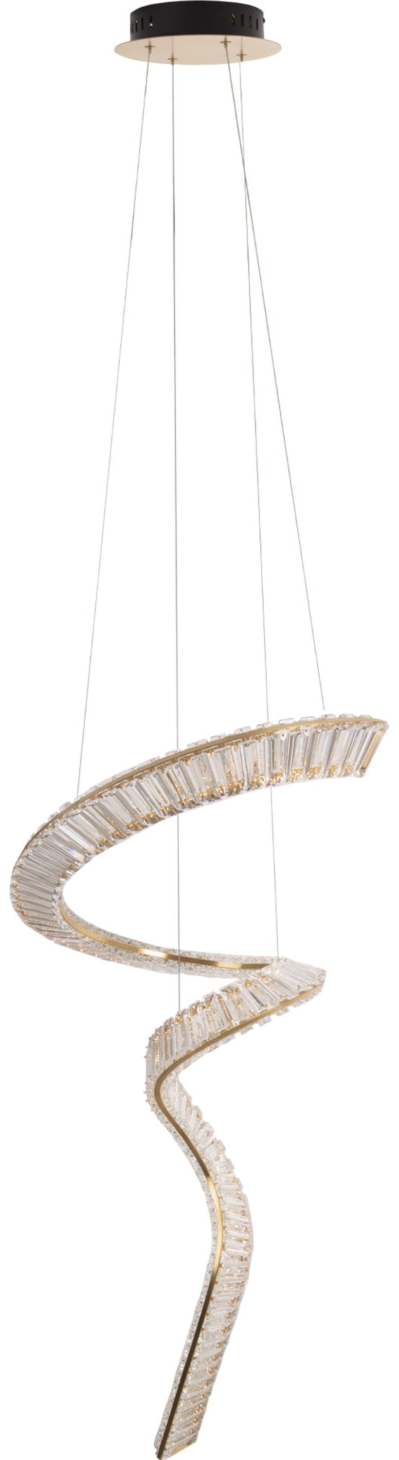 MaxLight Charme lampada sospesa 1x60 W oro-cristallo P0477