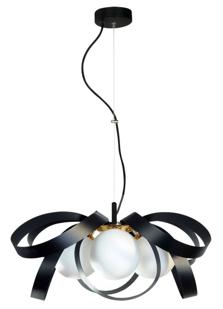 Zuma Line Nela lampada sospesa 4x40 W bianco-nero-oro 1139