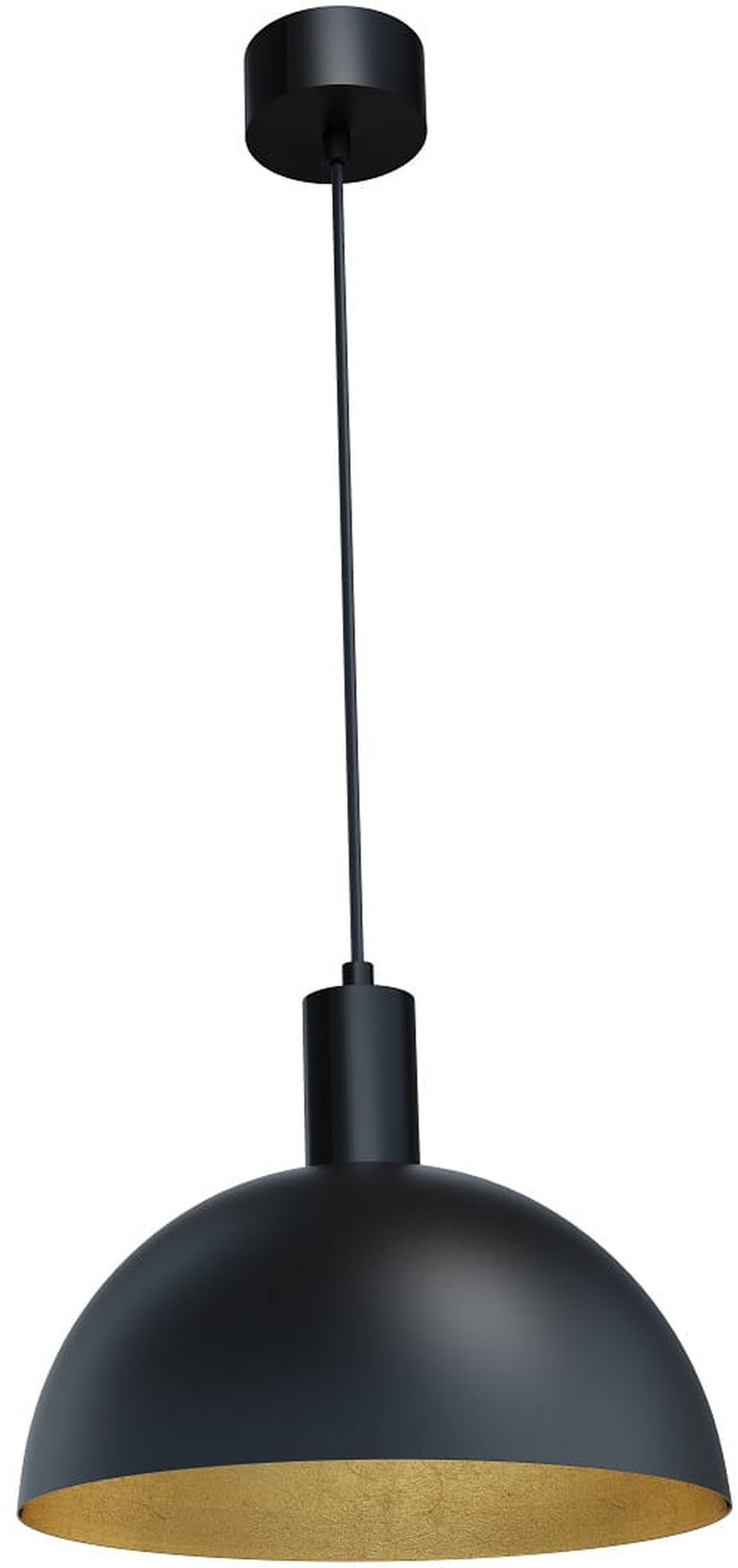 MaxLight Luisant lampada sospesa 1x35 W nero-oro P0473
