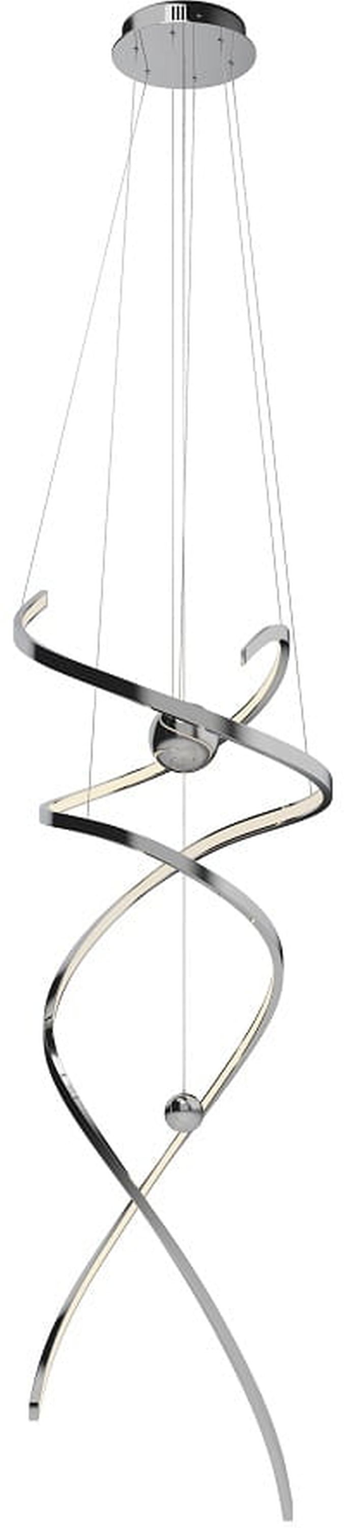 MaxLight Ritz lampada sospesa 1x100 W cromo P0482D