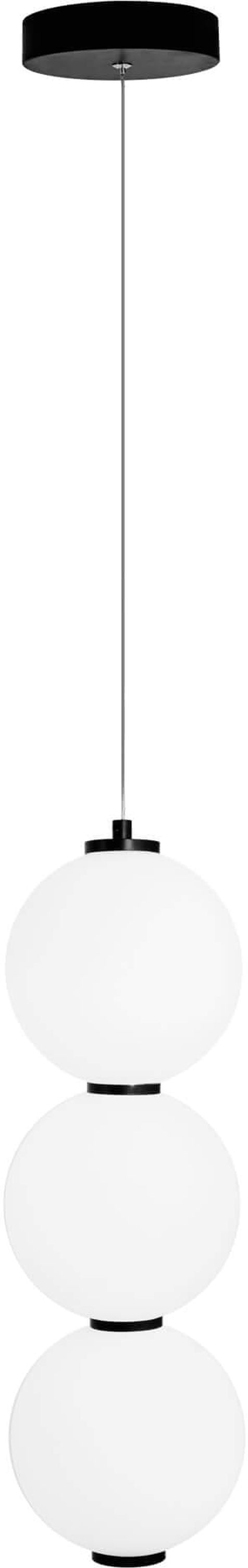 MaxLight Tama lampada sospesa 1x23 W nero-latte P0470