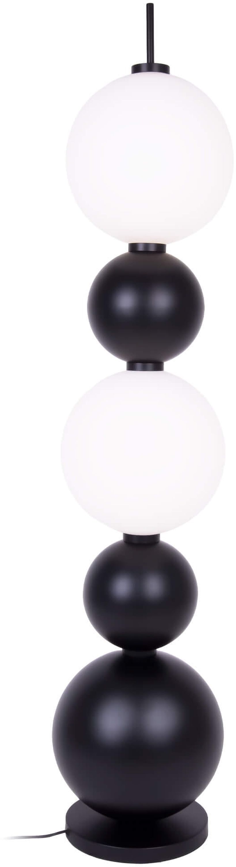 MaxLight Tama lampada da terra 1x25 W bianco-nero F0058