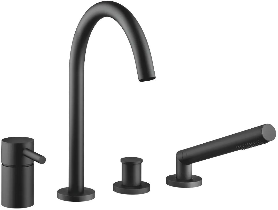 Dornbracht Meta rubinetto per vasca e doccia bordo vasca nero 27632661-33