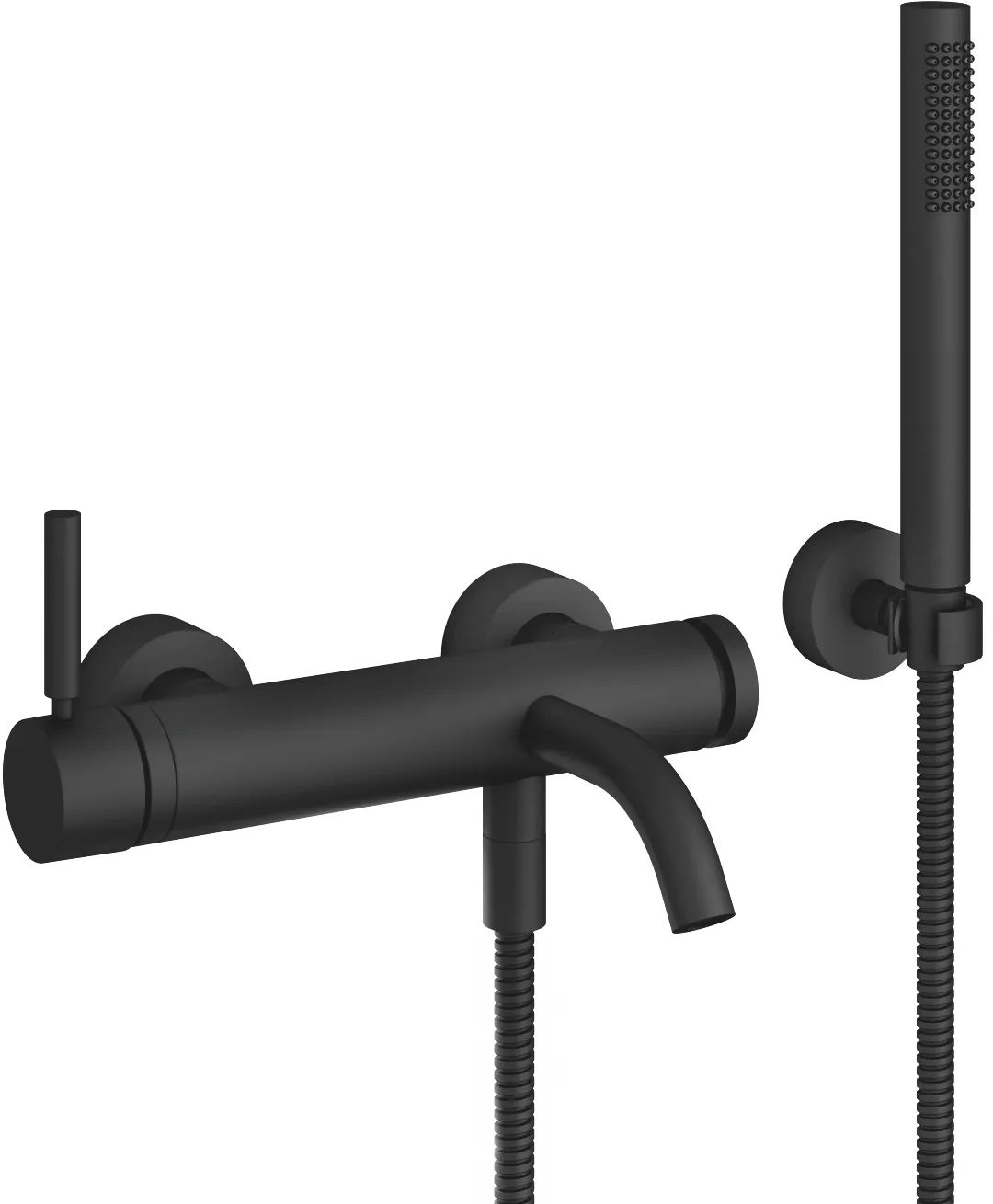 Dornbracht Meta rubinetto per vasca e doccia a parete nero 33233660-33