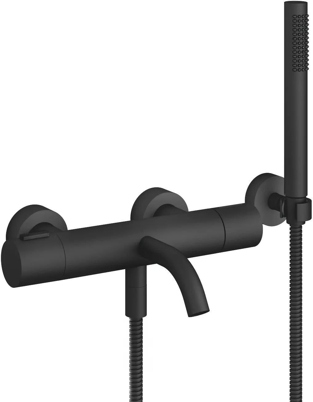 Dornbracht Meta rubinetto per vasca e doccia a parete con termostato nero 34234979-33