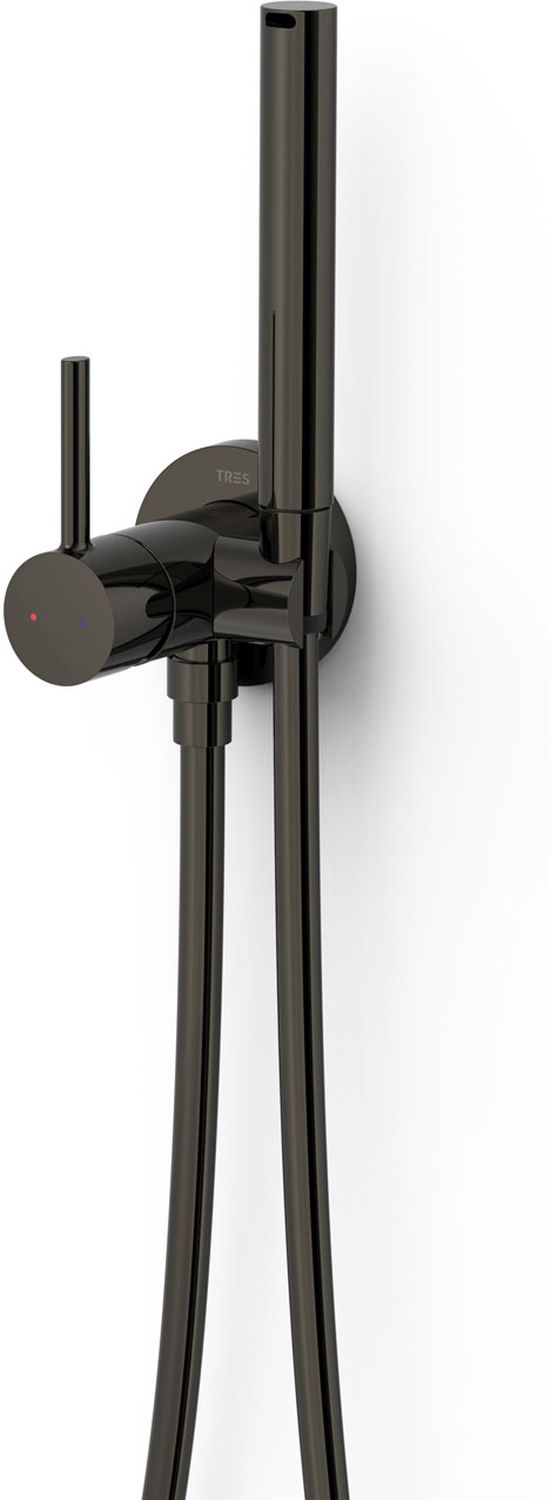 Tres Study Exclusive rubinetto per bidet da incasso nero 134123KM