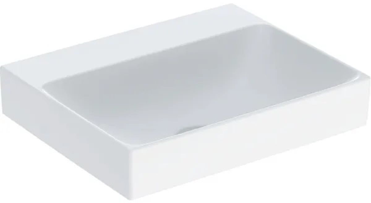 Geberit One lavabo 60x48 cm rettangolare a parete-da incasso bianco 505.021.01.1