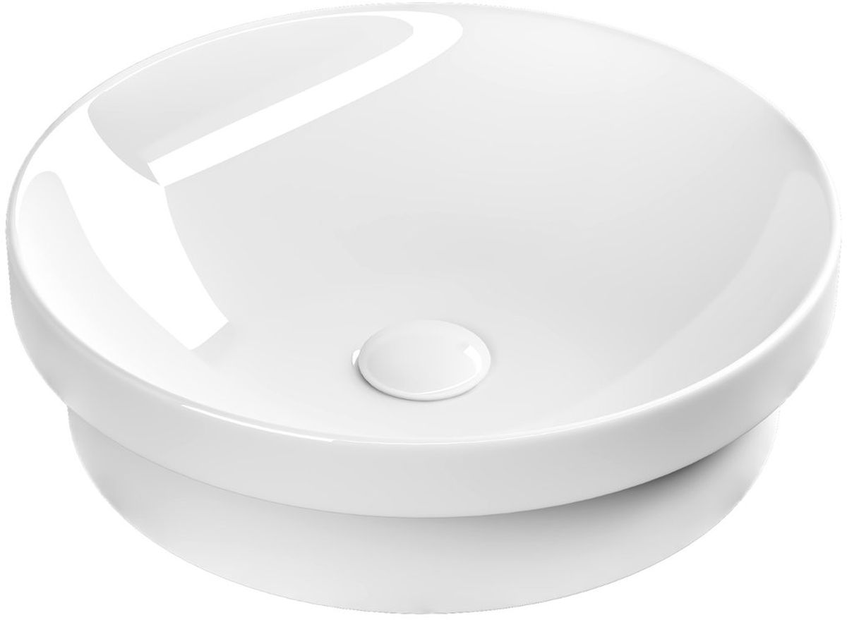 Sapho lavabo 43x43 cm rotonda da incasso bianco 3041