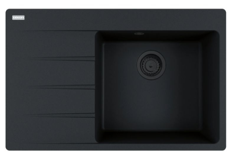 Franke Centro lavello in granito 78x50 cm nero 114.0693.564