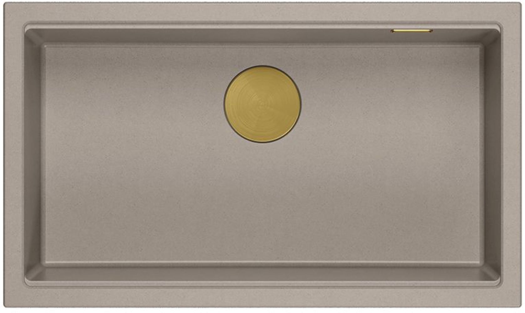 Quadron Logan lavello graniteq 76x45 cm beige HQD7644U4_PVDG1_U