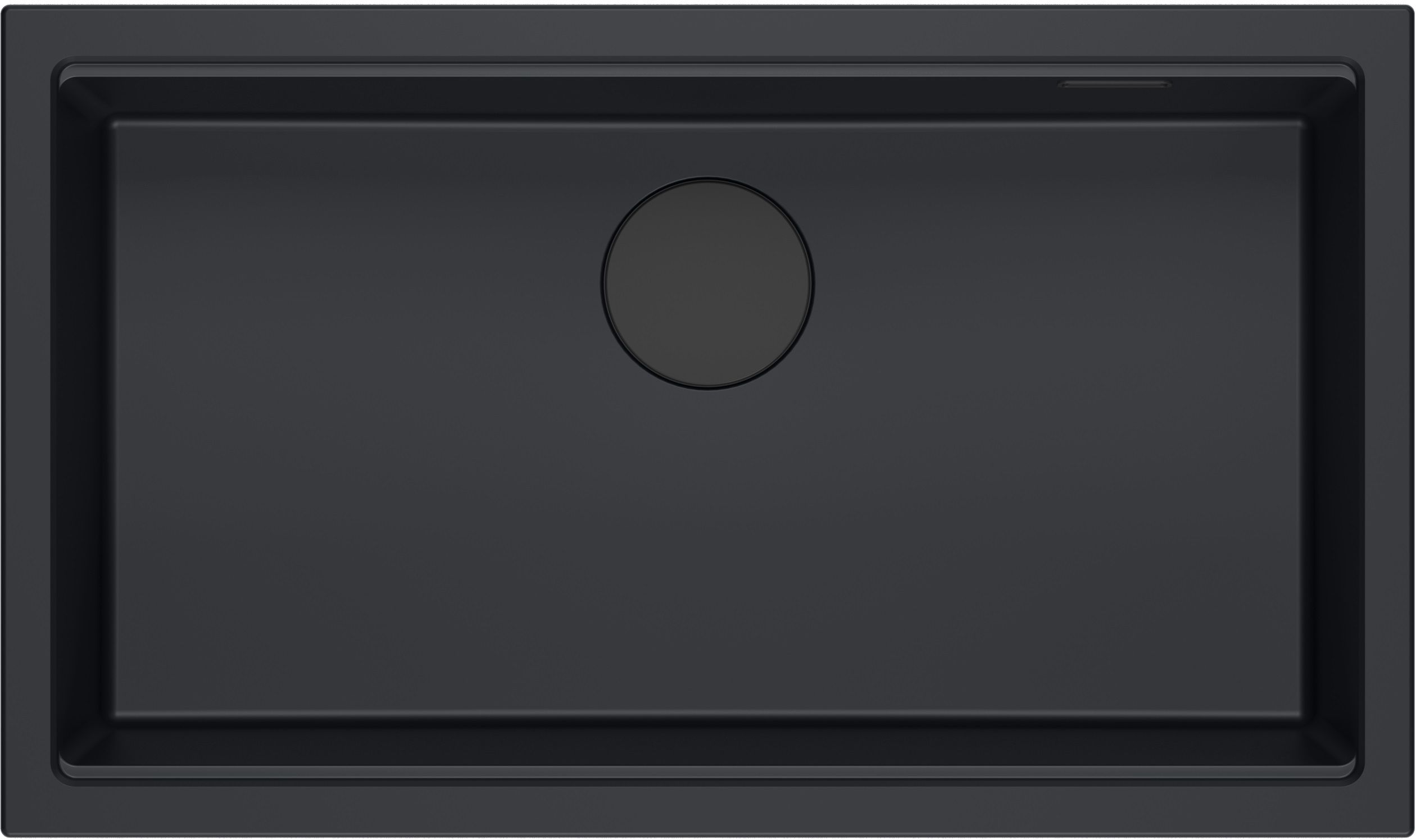 Quadron Logan lavello graniteq 76x45 cm nero HQD7644U7_BLM_U