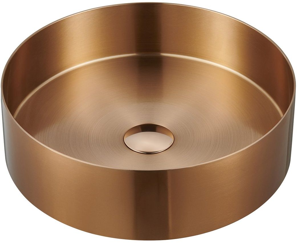 Sapho Aurum lavabo 38x38 cm rotonda da appoggio AU301