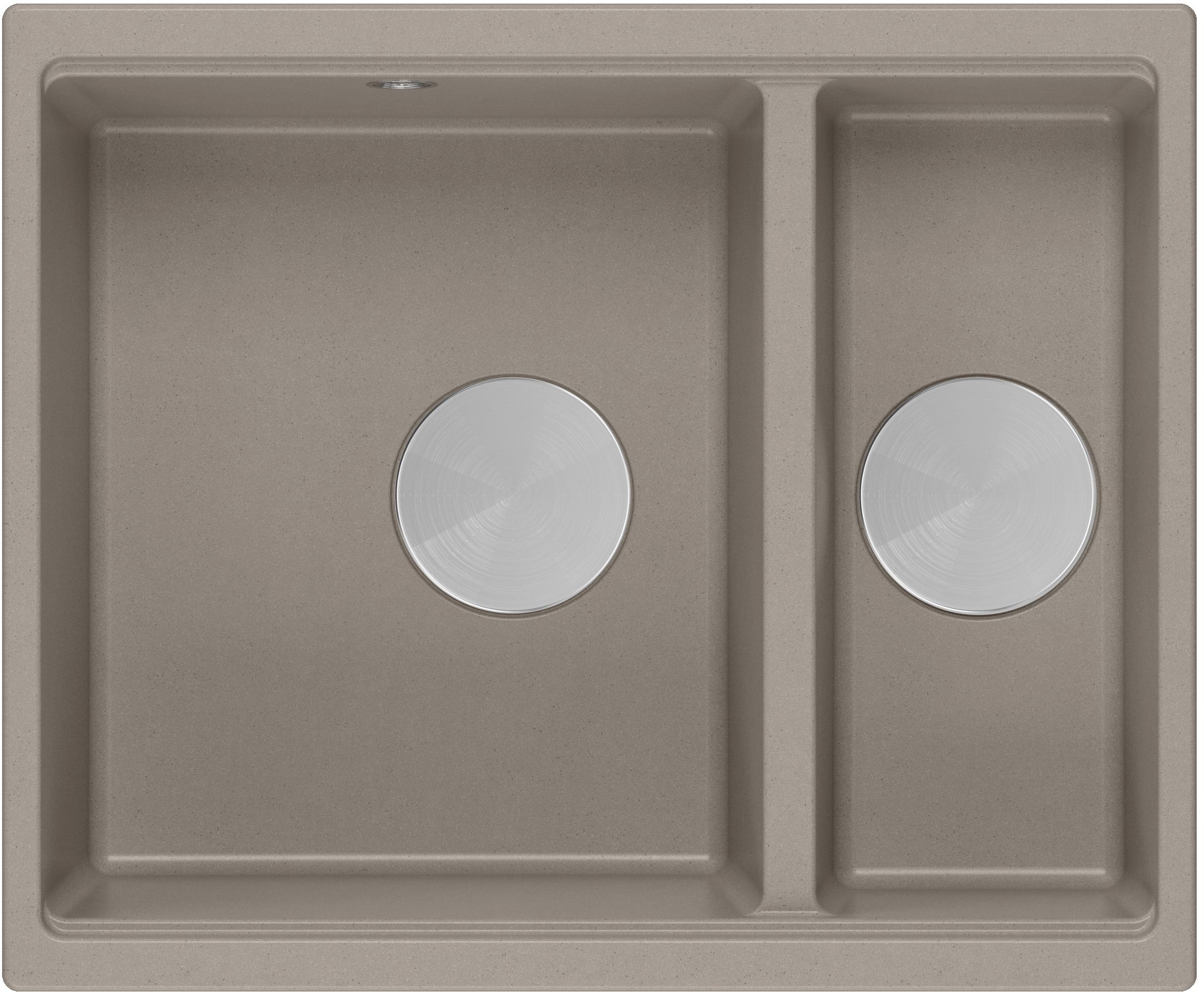 Quadron Logan lavello graniteq 55x46 cm beige HCQL5646U4-BS_U