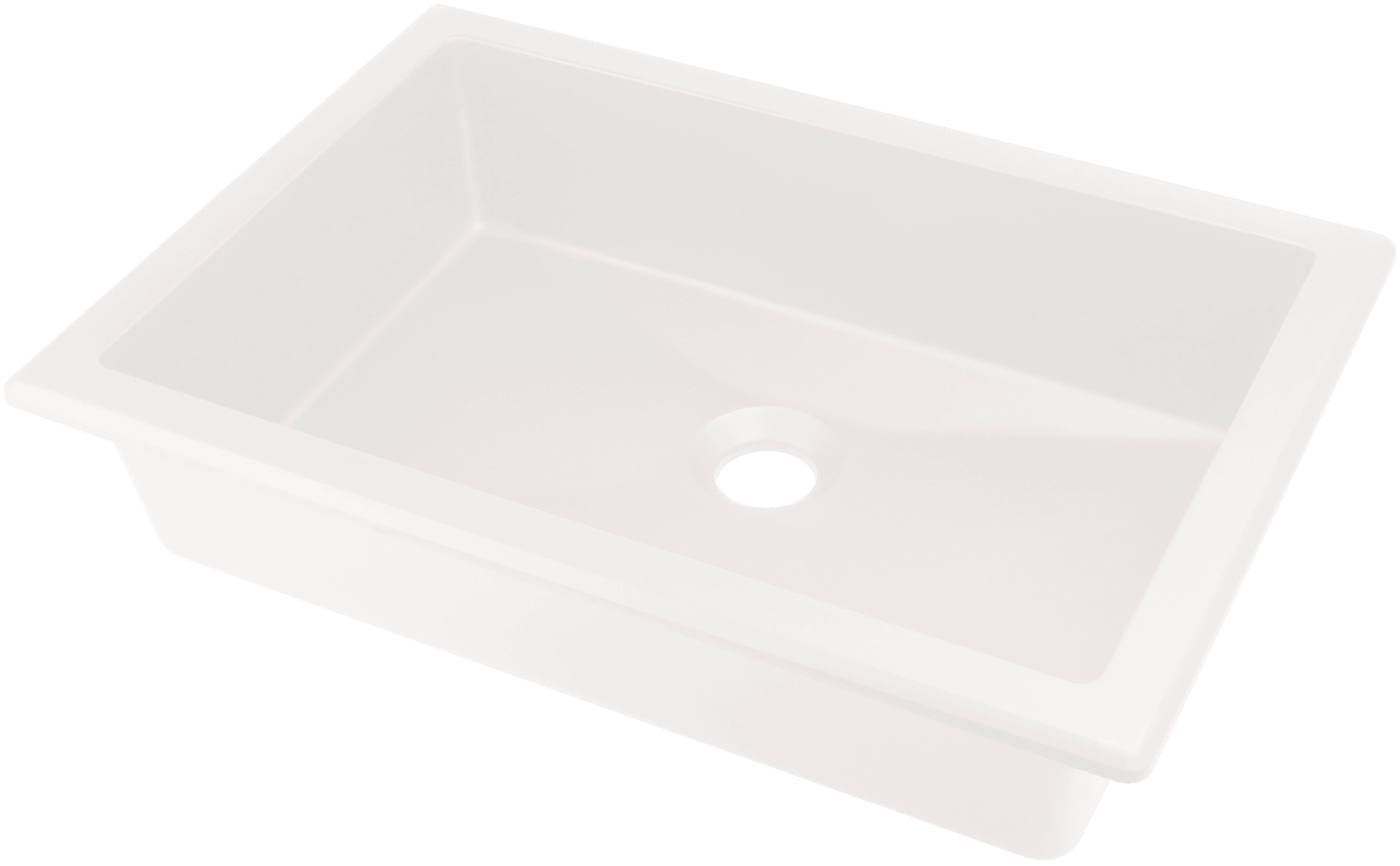 Deante Correo lavabo 50x35 cm rettangolare da incasso-sottopiano bianco CQR_AU5U