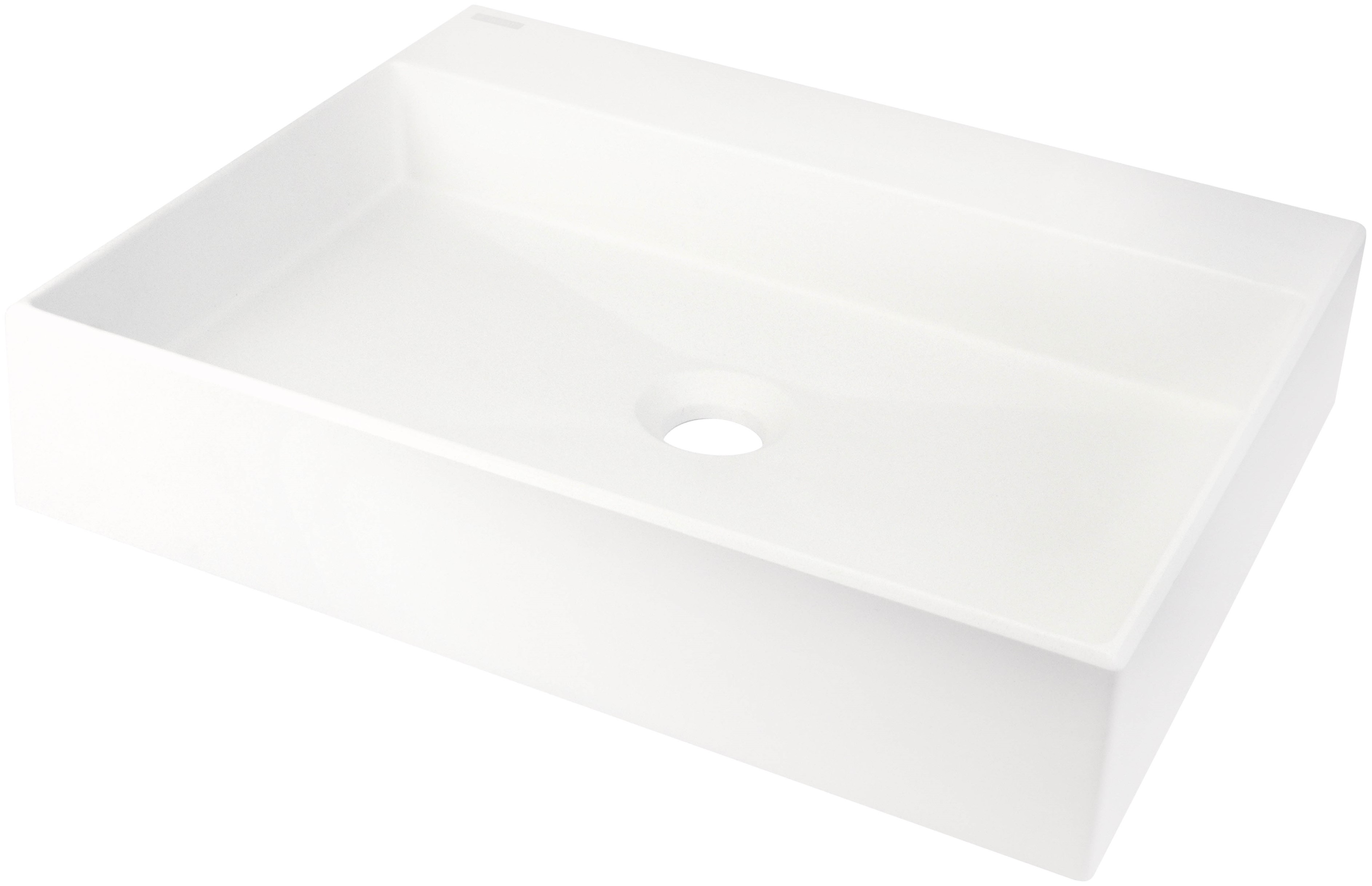 Deante Correo lavabo 50x40 cm rettangolare da appoggio bianco CQR_AU5S