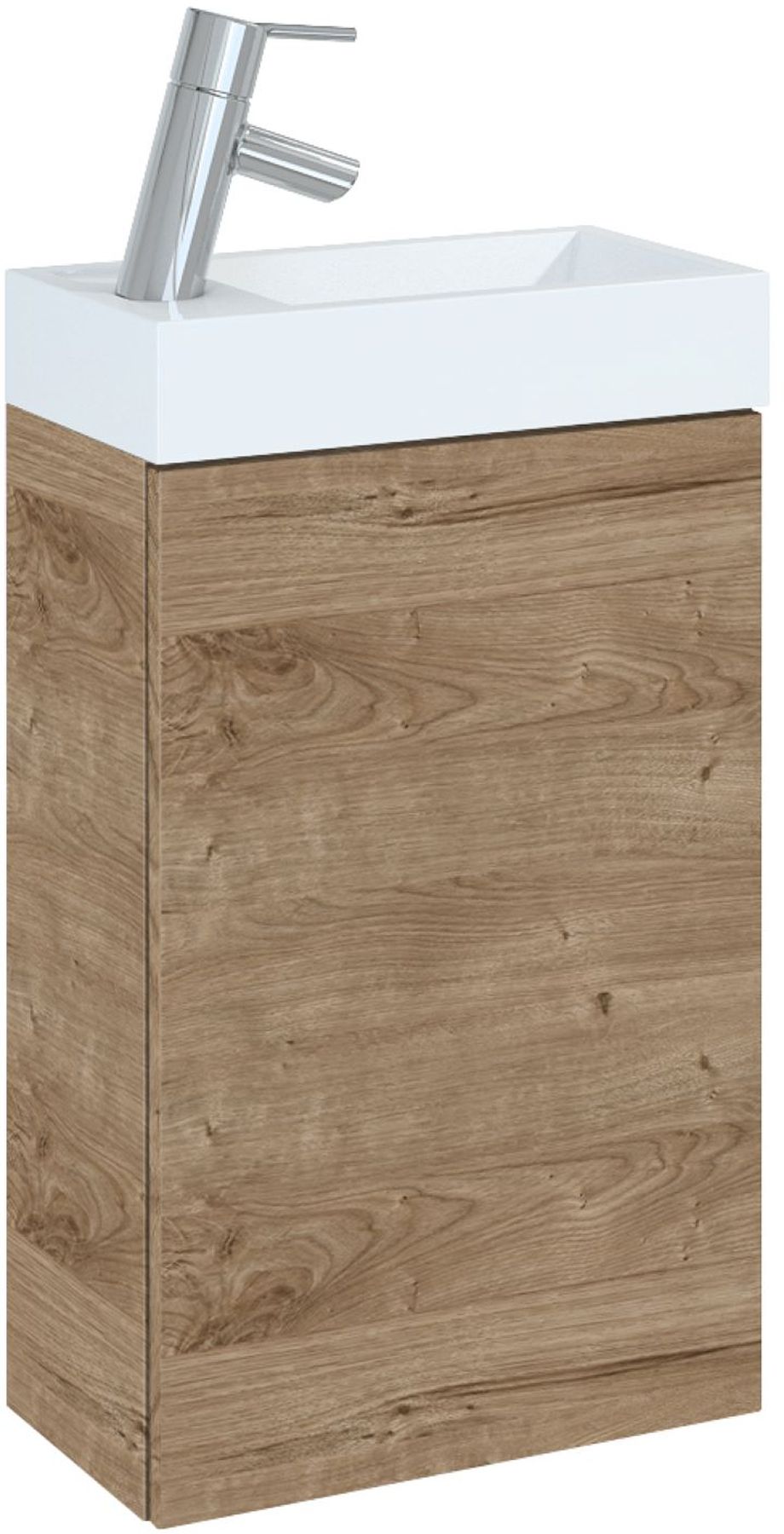 Elita Young Basic lavabo con armadietto 40.2 cm rovere RE168991007050