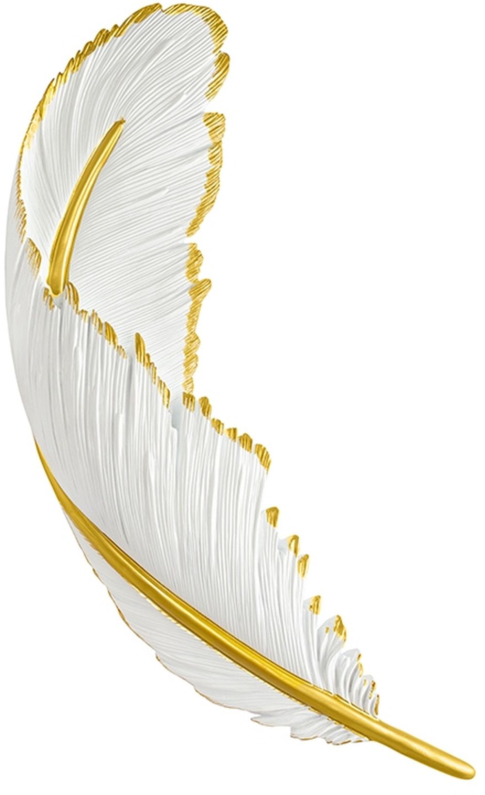 Moosee Piórko lampada da parete 1x16 W bianco-oro MSE010100388