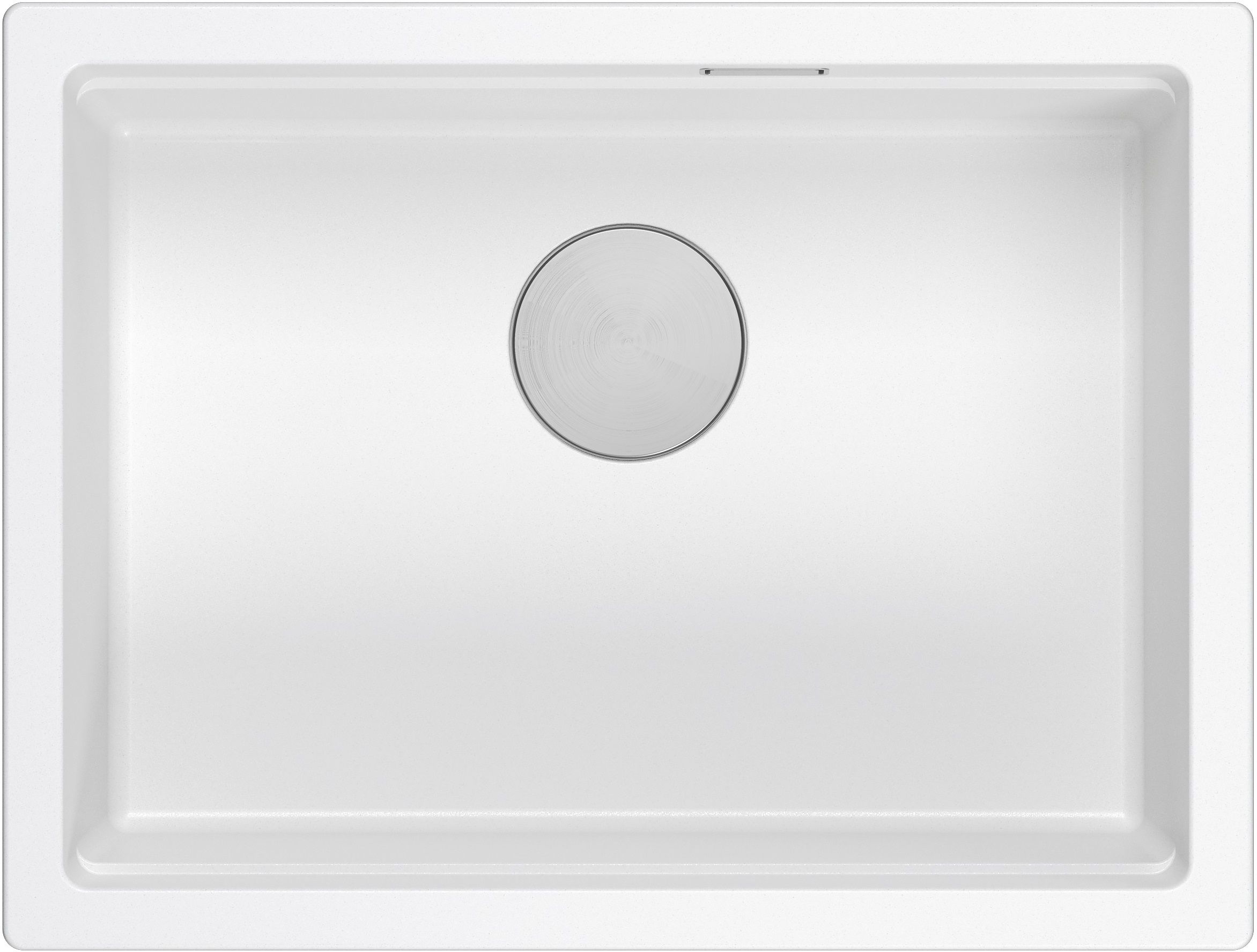 Quadron Logan lavello graniteq 56x45 cm bianco HQJ6045U1_BS_U