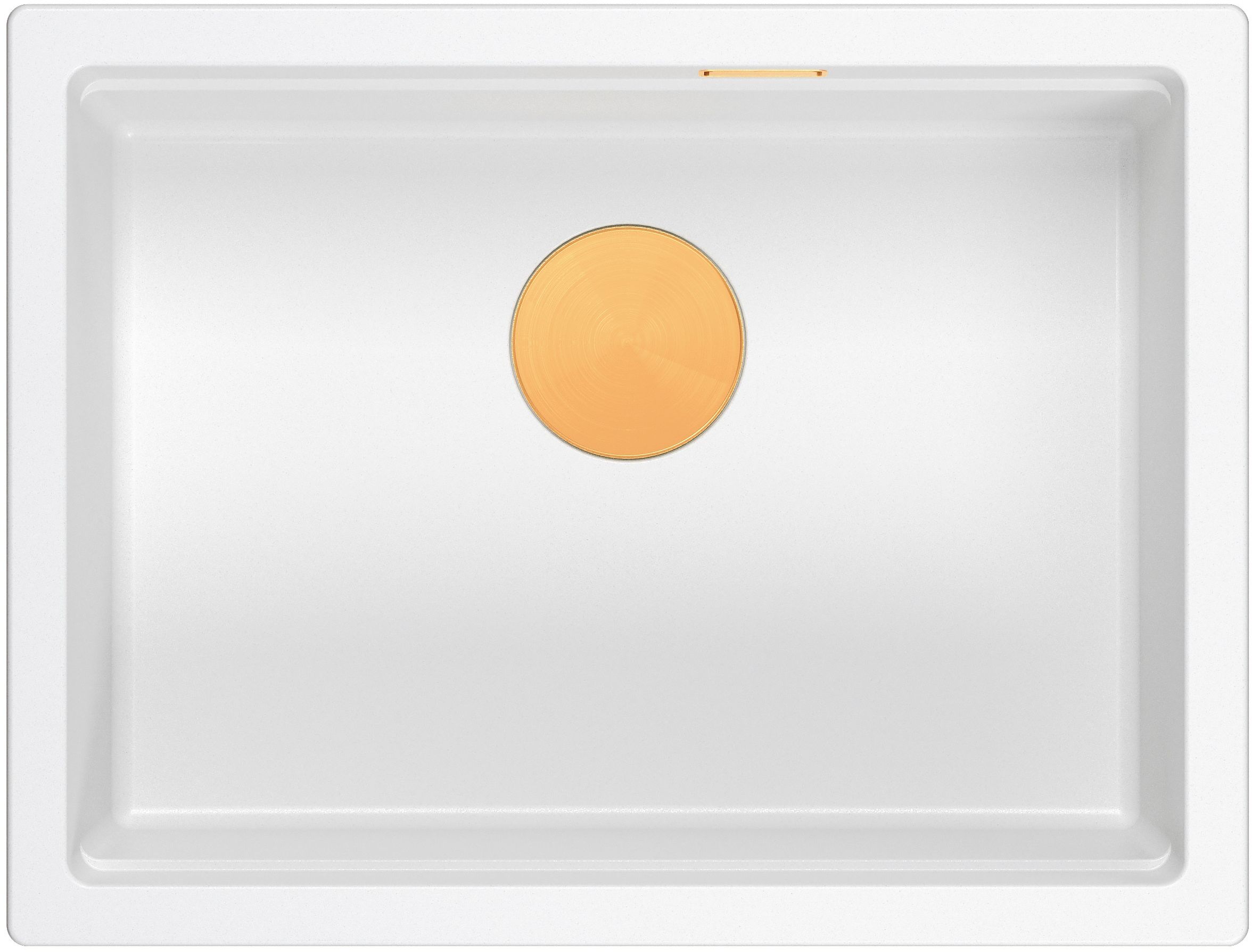 Quadron Logan lavello graniteq 56x45 cm bianco HQJ6045U1_PVDC1_U