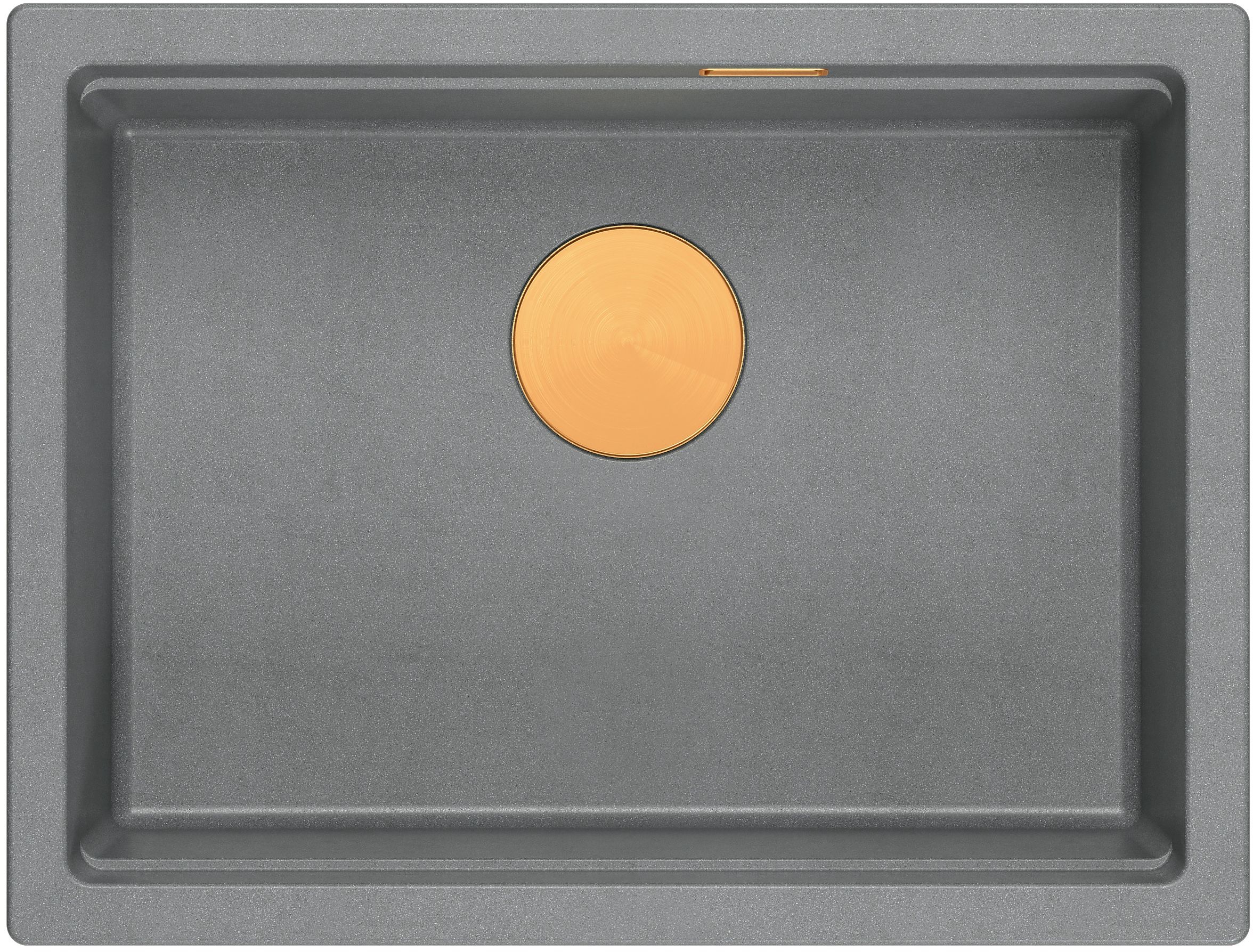 Quadron Logan lavello graniteq 56x45 cm grigio/grafite/inox HQJ6045U5_PVDC1_U