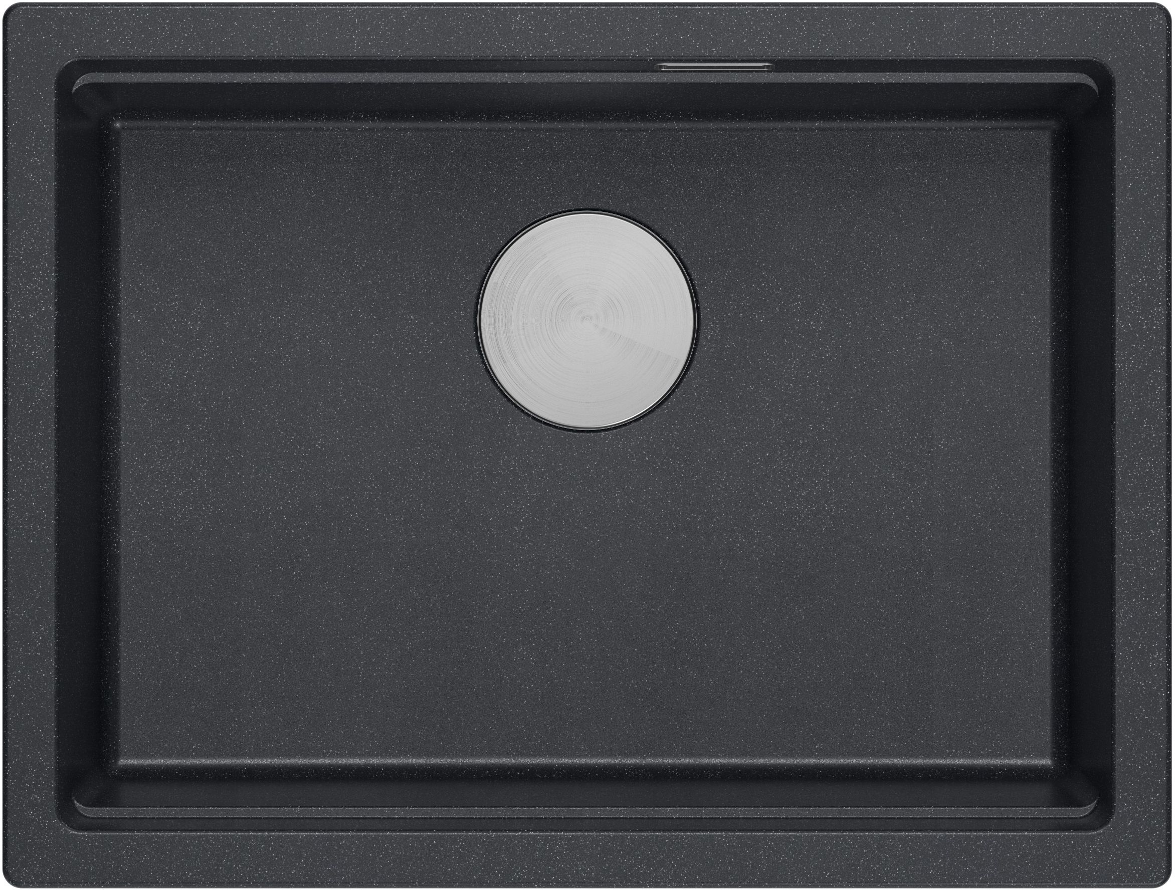 Quadron Logan lavello graniteq 56x45 cm nero HQJ6045U8_BS_U