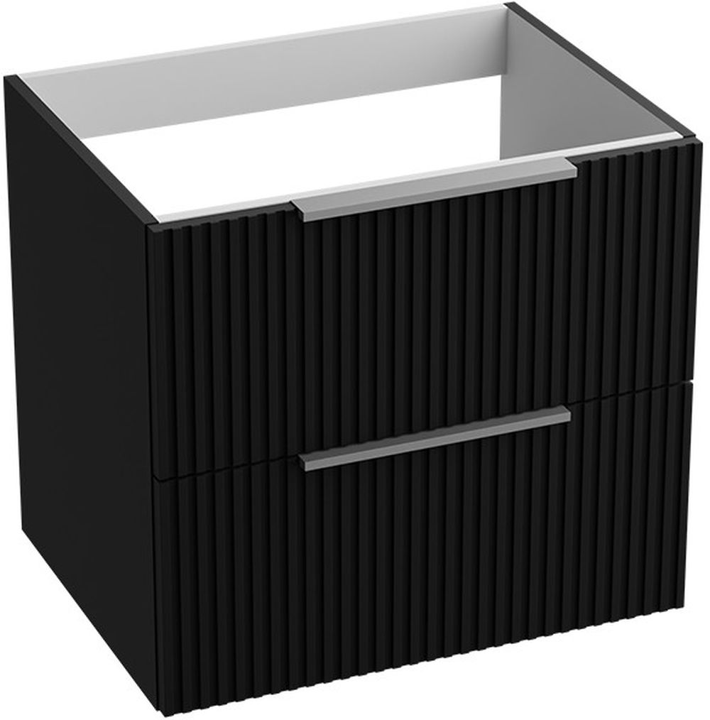 LaVita Oklahoma armadietto 60.5x46x54.2 cm sottolavabo sospeso nero 5900378334651